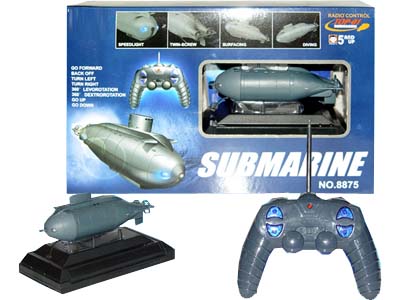 Mini submarin cu radio-comanda