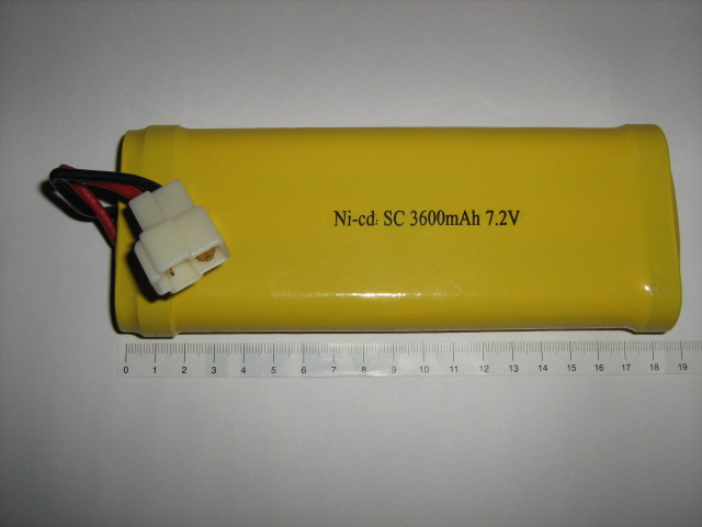 Ni-Cd 7.2V 3600mAh