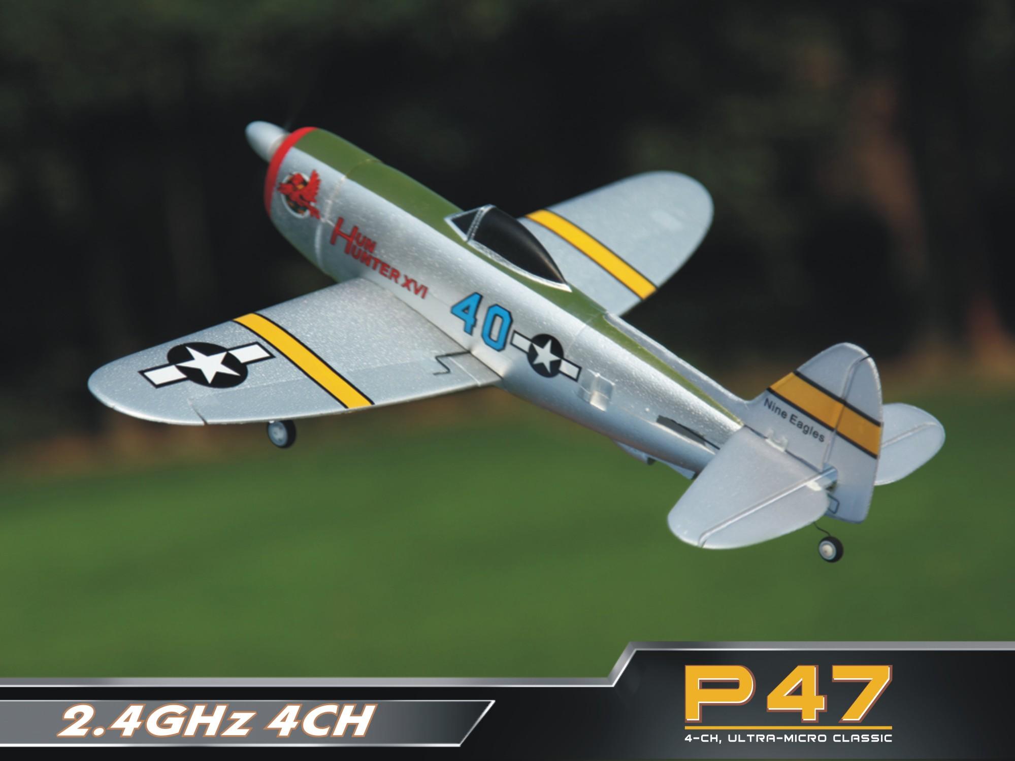Airplane P47 Ultra-Micro Classic 4CH - 2,4 Ghz  RTF