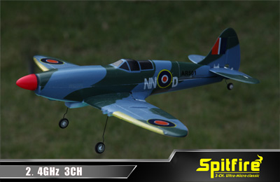 Airplane Spitfire Ultra-Micro Classic 4CH - 2,4 Ghz  RTF