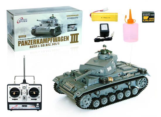 Tanc Panzer III fum 1:16